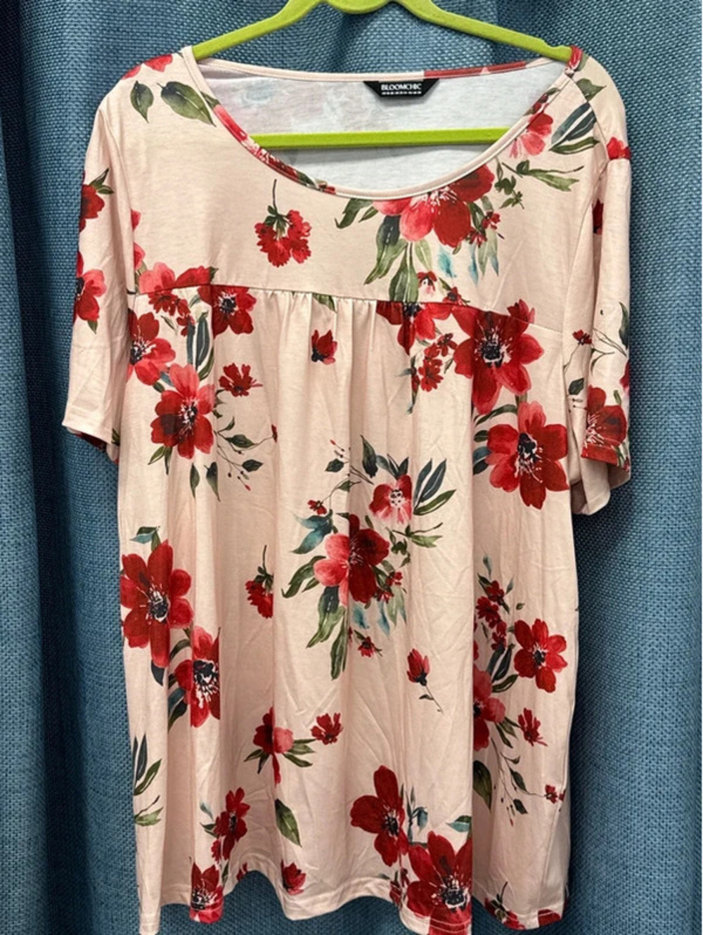 Bloomchic pink floral shirt 18/20